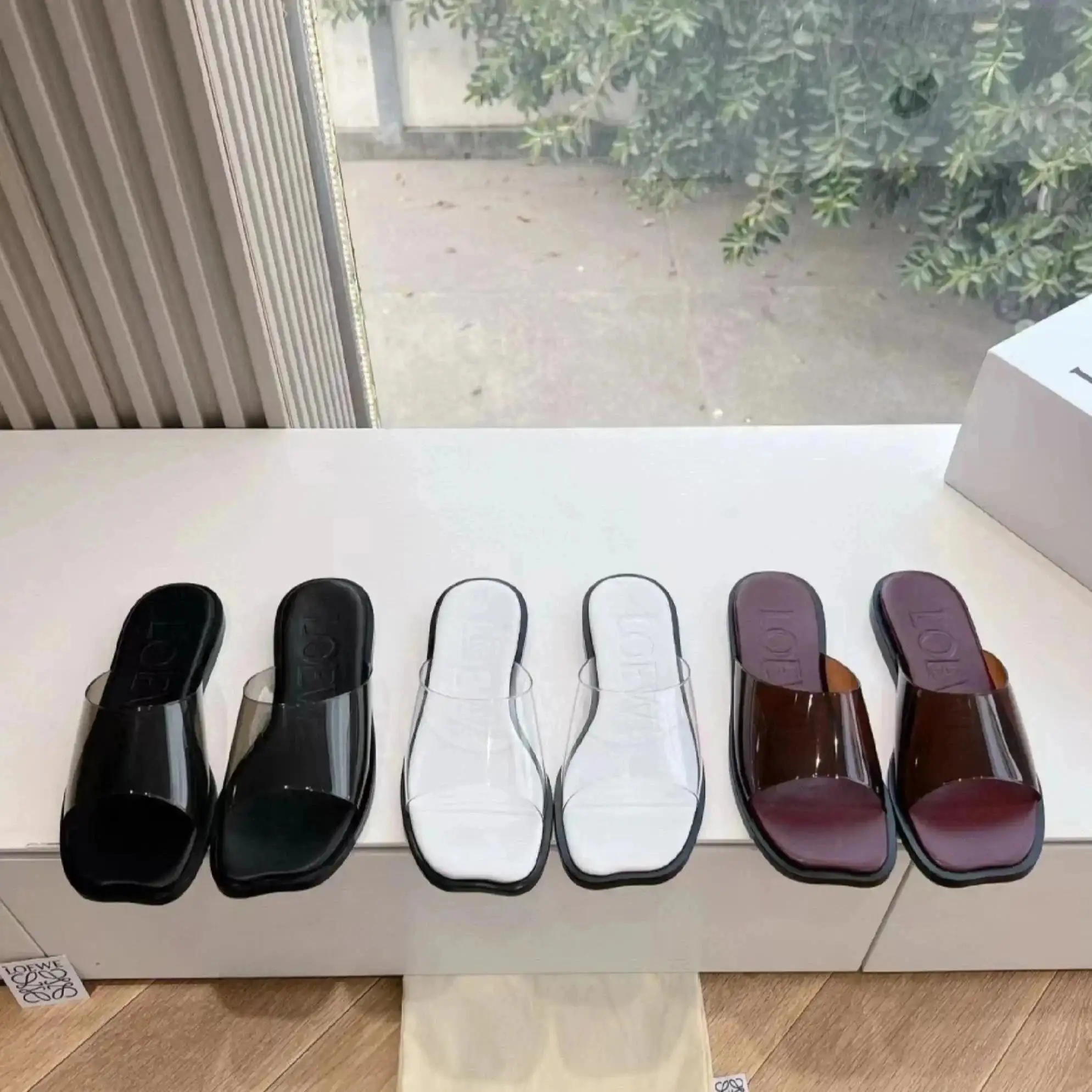 LOEWE Puzzle Slides Slipper