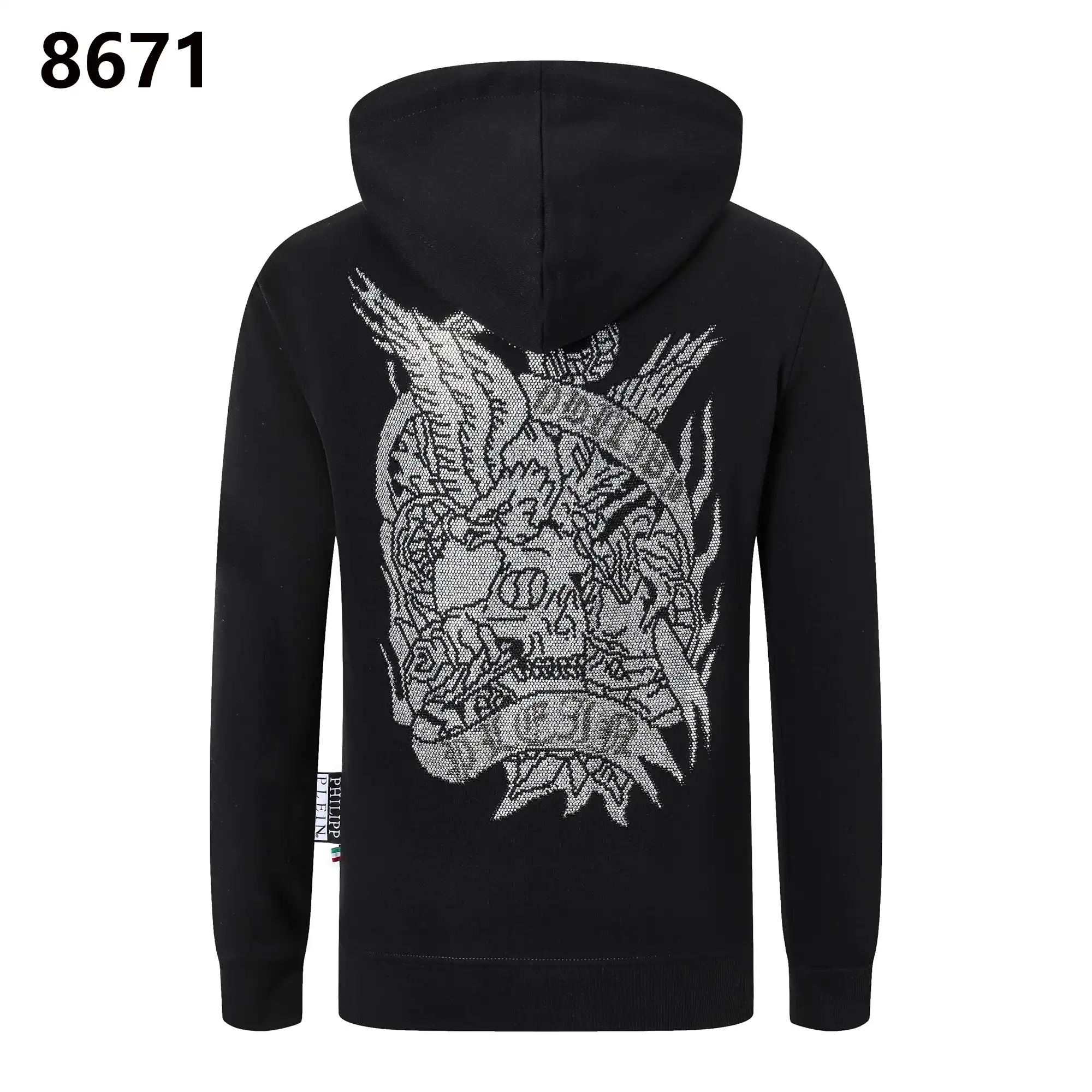 Philipp Plein Skull Graphic Hoodie [10 styles]