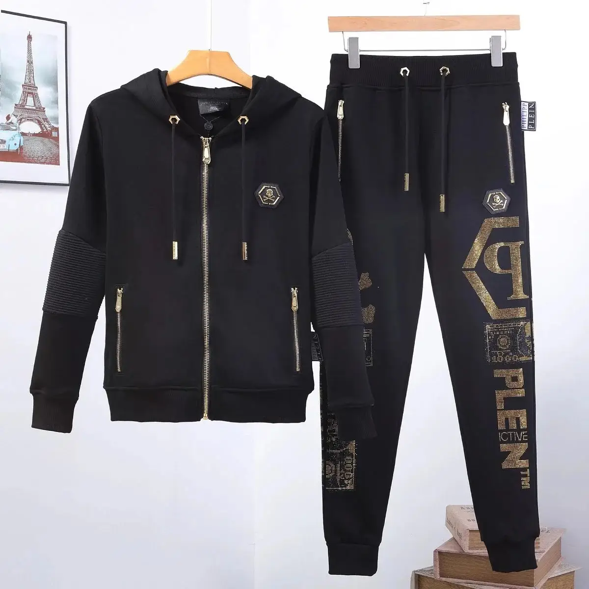 Philipp Plein Skull & Teddy Bear Embellished Sweatshirt [30+ styles] 3