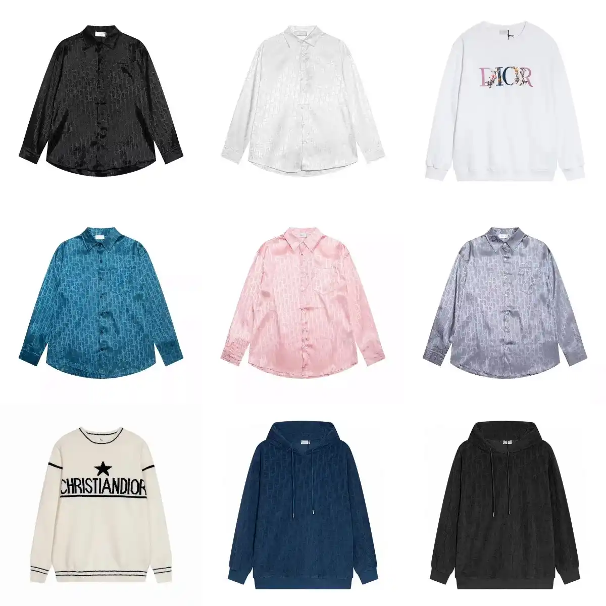 Dior long-sleeved shirt (17 styles)