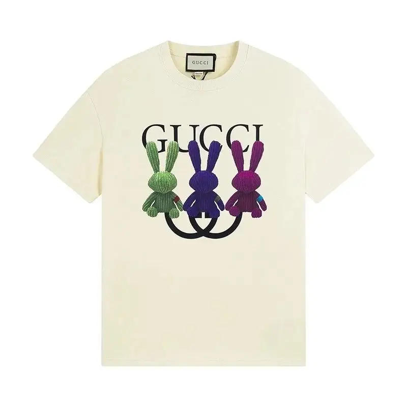 Gucci Kids Bunny Logo T-Shirt - White