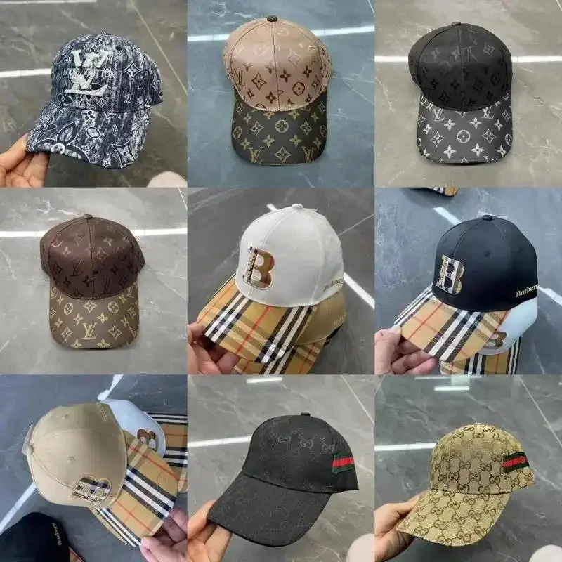 Burberry Check & Louis Vuitton Monogram Baseball Caps [9 Styles]